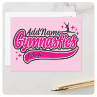 NOM personnalisé Gymnaste Split Leap Gymnastique