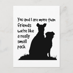 Carte Postale Nom personnalisé You & I Plus que des amis, nous s