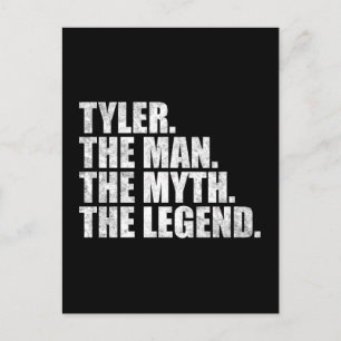 Carte Postale Nom Tyler, Tyler L'Homme Le Mythe La Légende