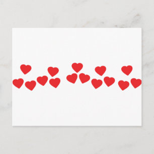 Carte Postale nombre de coeurs en ligne icône