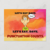 Nombre de ponctuations : Mangeons Dave.