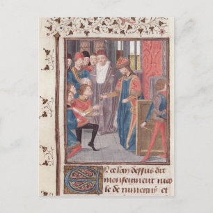 Carte Postale Nomination de deux chevaliers