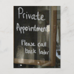 Carte Postale nomination privée