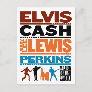 Carte Postale Noms de quatuor de millions de dollars