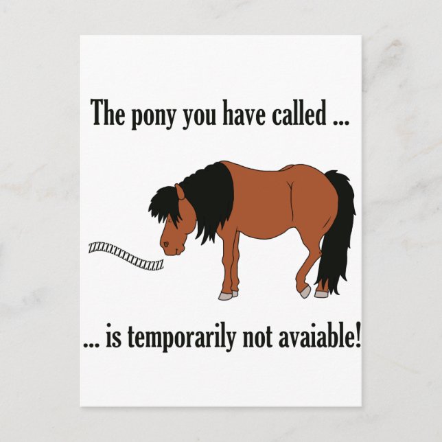 Carte Postale Non disponible ! (Devant)