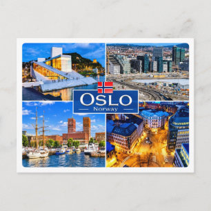 Carte Postale NON Norvège - Oslo -
