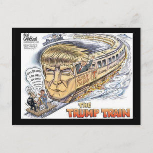 Carte postale NON Vote sans Trump