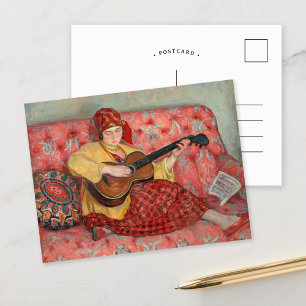 Carte Postale Nono à La Guitare   Henri Lebasque