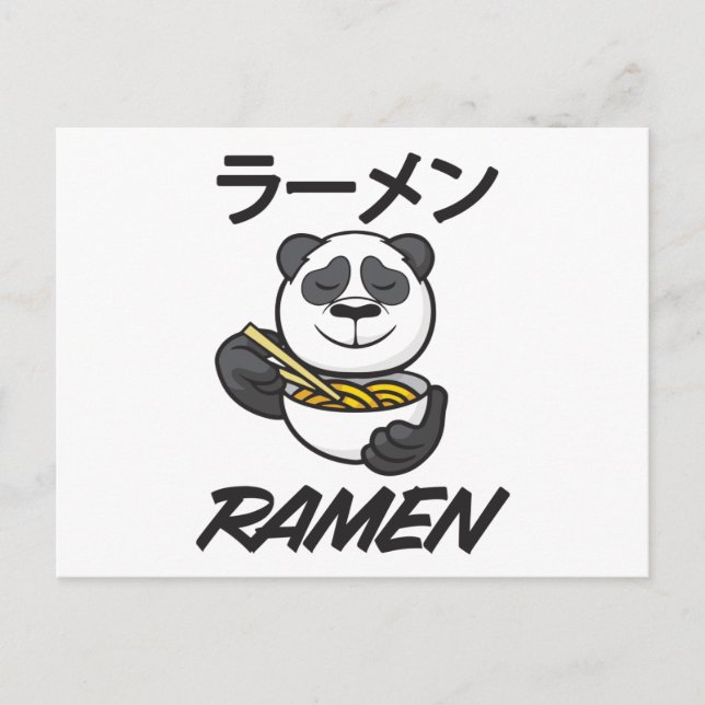 Carte Postale Noodles Anime Manga Drôle Mignon Japon Otaku Tenue (Devant)