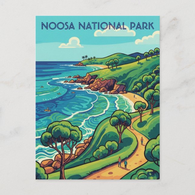 Carte Postale Noosa National Park Australia Travel (Devant)