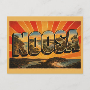 Carte Postale Noosa Queensland Australie Station balnéaire vinta