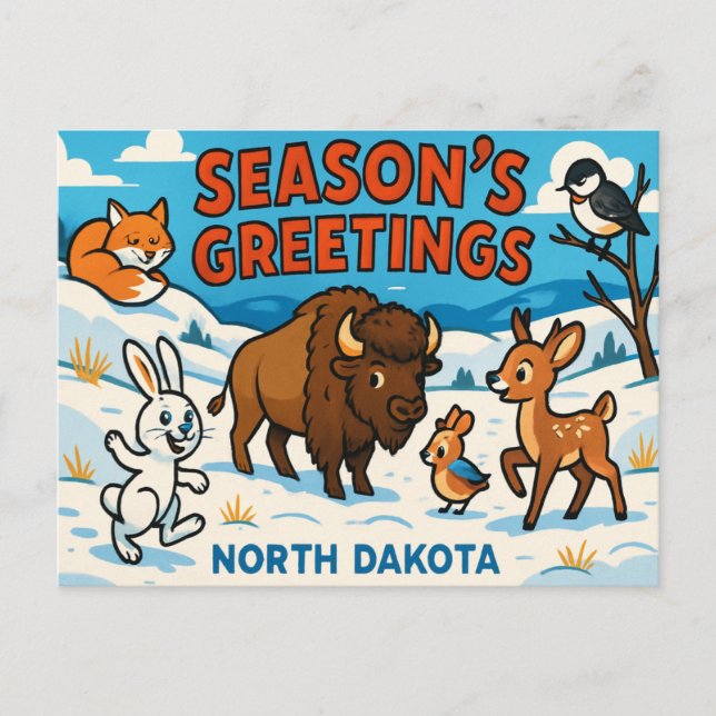 Carte postale NORD DAKOTA (Devant)