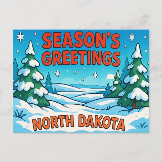 Carte postale NORD DAKOTA (Devant)