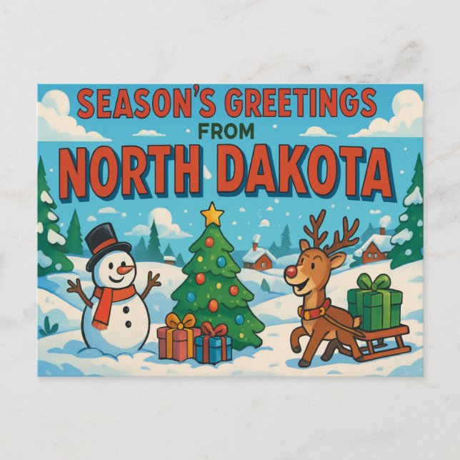 Carte postale NORD DAKOTA (Devant)