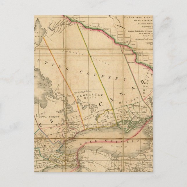 Carte Postale Nord du Canada (Devant)