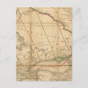 Carte Postale Nord du Canada