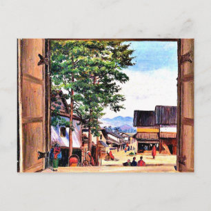 Carte Postale Nord - D'une porte à Kyoto, Japon