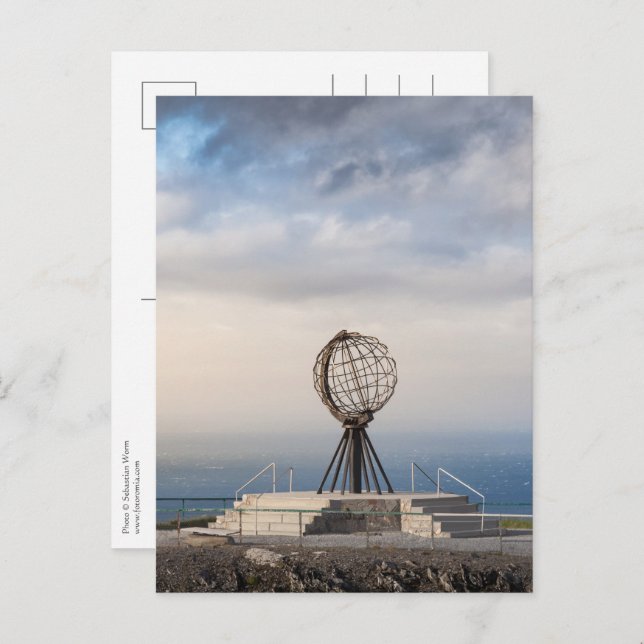 Carte Postale Nordkap Norvège (Devant / Derrière)