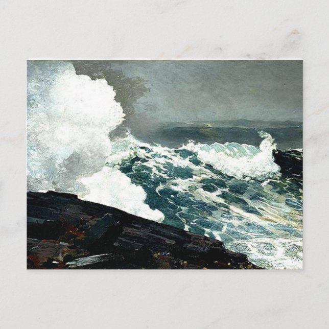 Carte Postale Noreaster - Winslow Homer (Devant)