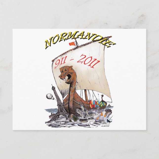 CARTE POSTALE NORMANDIE PARIS (Devant)