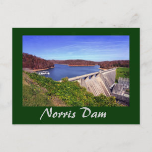 Carte Postale Norris Dam, Tennessee, États-Unis