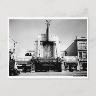 Carte Postale NorrisTheaterB&WH