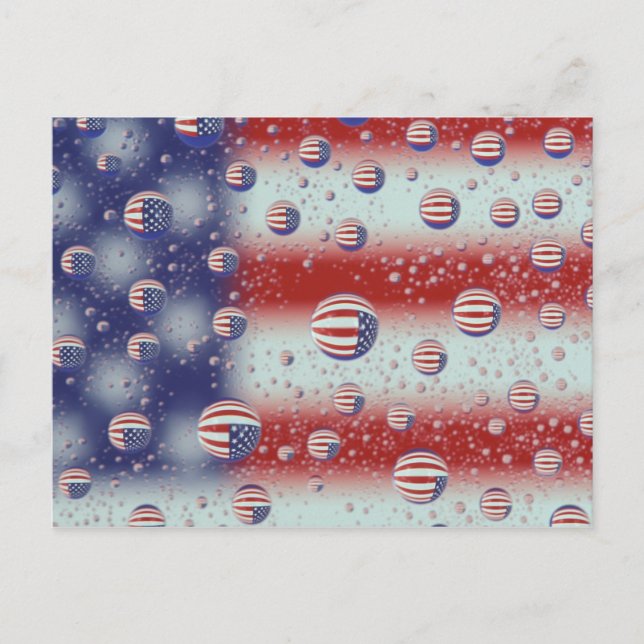 Carte Postale North America, USA, WA, Redmond, U.S. Flag (Devant)
