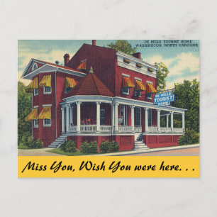 Carte Postale North Carolina, De Mille Tourist Home, Washington