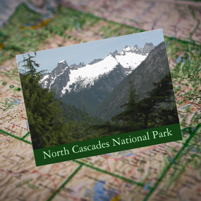 Carte Postale North Cascades National Park (In Situ Map)
