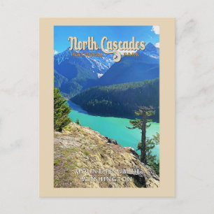 Carte Postale North Cascades National Park Washington Watercolor
