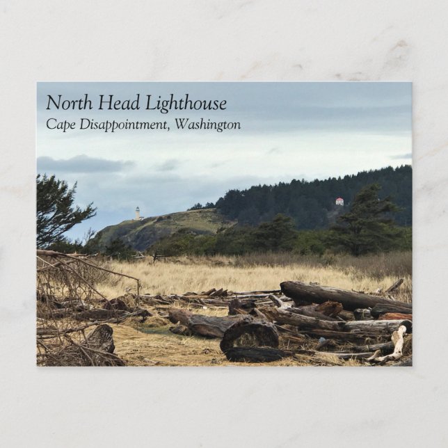 Carte Postale North Head Lighthouse, Cape Disappointment, WA (Devant)