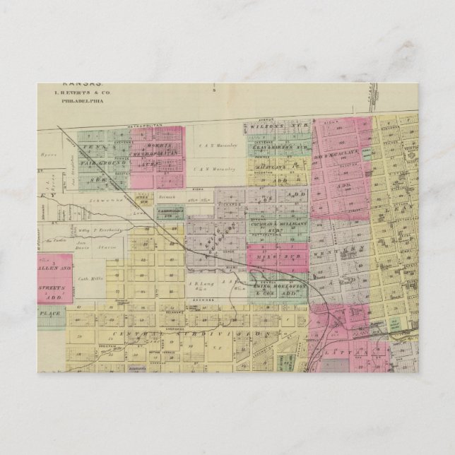 Carte Postale North Leavenworth, Kansas (Devant)