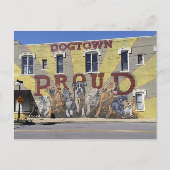 Carte Postale North Little Rock, AR : Dogtown Proud Mural (Devant)