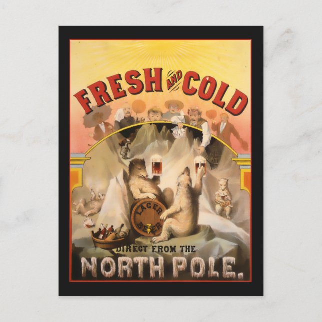 Carte Postale North Pole Beer (Devant)