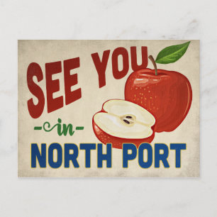 Carte Postale North Port Florida Apple - Vintage voyage