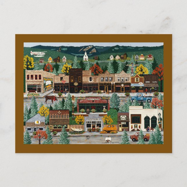 Carte Postale "Northern Exposure" ~ Roslyn, Washington (Devant)