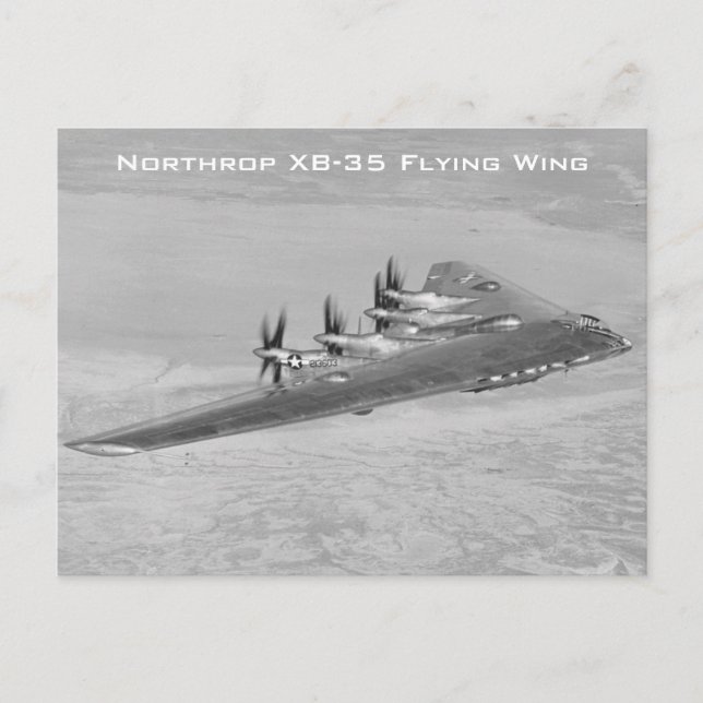 Carte postale Northrop XB-35 Flying Wing (Devant)
