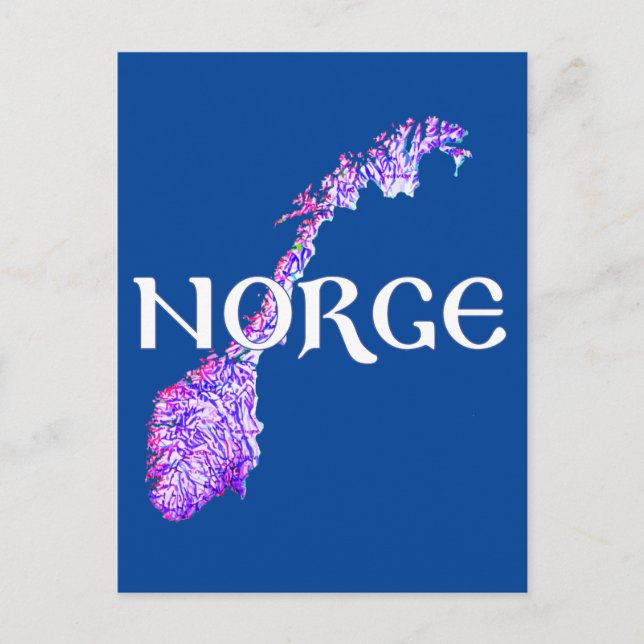 Carte Postale Norvège (Devant)
