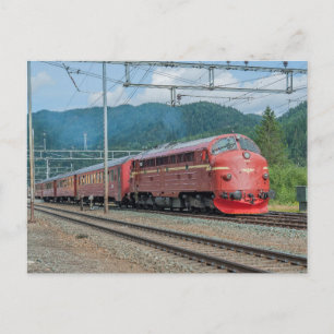Carte Postale Norvège. Jubileumstog 16.08.2014 à Støren st.