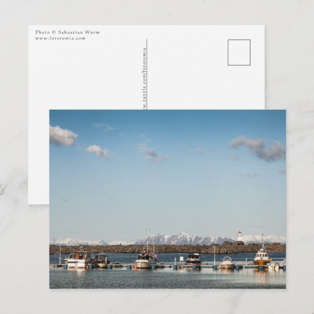 Carte Postale Norvège Lofoten (Devant / Derrière)