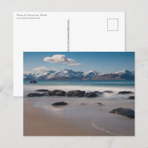 Carte Postale Norvège Lofoten Plage de Vikten