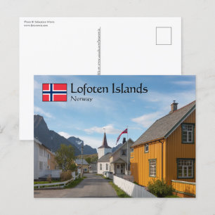 Carte Postale Norvège Lofoten Reine