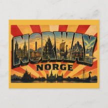 Norvège Pays Vintage
