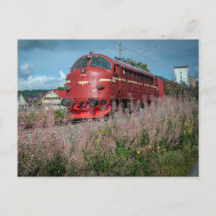 Carte Postale Norvège. Størenbanen 150 år. Jubileumstog.