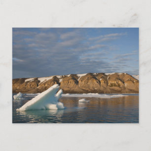 Carte Postale Norvège, Svalbard, île de Spitsbergen, Coucher