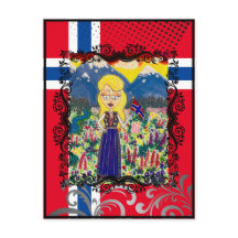 Norvégienne à Bunad