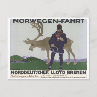Carte Postale Norvgen-Fahrt