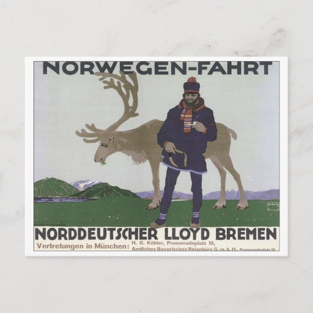 Carte Postale Norvgen-Fahrt (Devant)