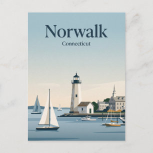 Carte Postale Norwalk Connecticut