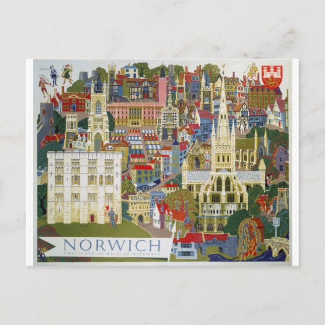 Carte Postale Norwich Angleterre (Devant)